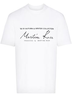 Martine Rose футболка с логотипом