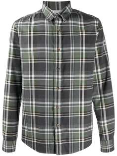 Brunello Cucinelli клетчатая рубашка на пуговицах