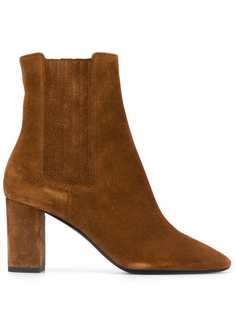 Saint Laurent ботильоны с миндалевидным носком