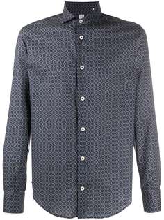 Eleventy рубашка с геометричным принтом