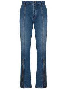 Y/Project расклешенные джинсы с завышенной талией