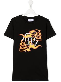 Philipp Plein Junior футболка с принтом