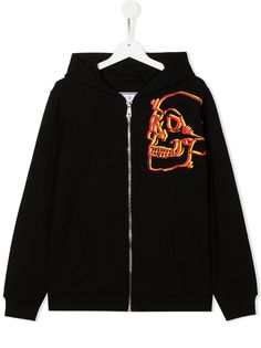 Philipp Plein Junior худи с принтом Skull