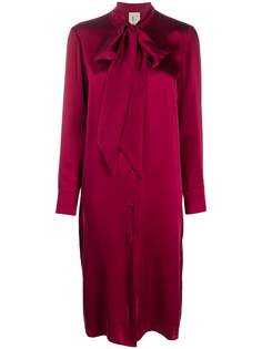 LAutre Chose платье-рубашка длины миди с бантом