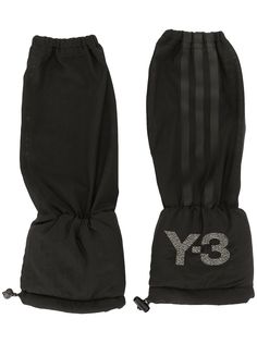 Y-3 перчатки с полосками