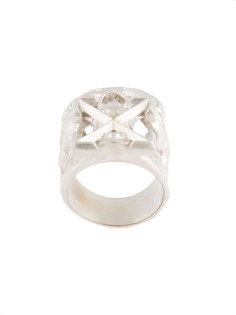 Off-White кольцо в форме черепа с логотипом Arrows