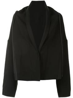 Yohji Yamamoto блейзер с кулиской