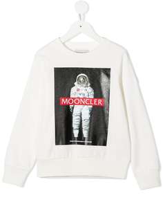 Moncler Enfant футболка Mooncler с принтом