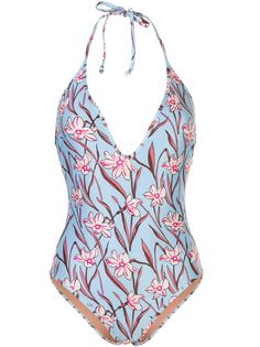 Morgan Lane купальник Tate с вырезом халтер