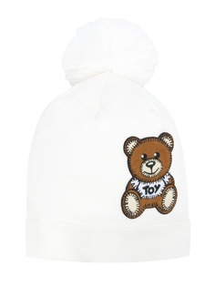 Moschino Kids шапка бини с вышивкой Teddy Bear