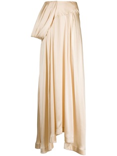 Simone Rocha юбка асимметричного кроя с драпировкой