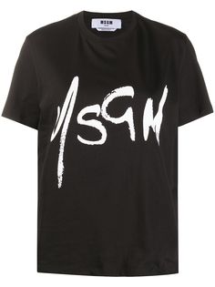 MSGM футболка с логотипом