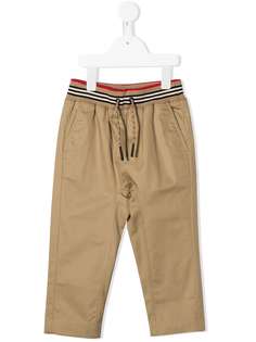 Burberry Kids брюки Dilan прямого кроя