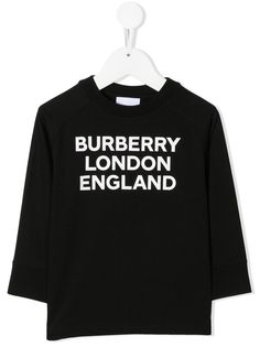 Burberry Kids футболка с графичным принтом и круглым вырезом