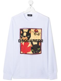 Dsquared2 Kids футболка с принтом