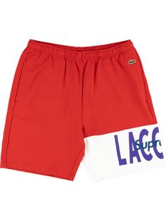 Supreme спортивные шорты из коллаборации с Lacoste