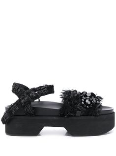 Simone Rocha декорированные сандалии на платформе