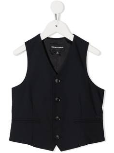 Emporio Armani Kids жилет на пуговицах