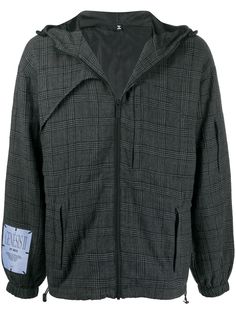 MCQ клетчатая куртка с капюшоном Alexander McQueen