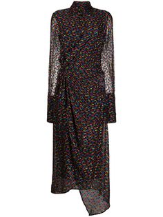 The Attico платье с запахом