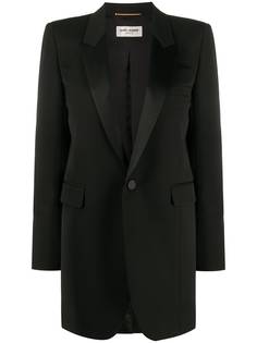 Saint Laurent однобортный блейзер оверсайз