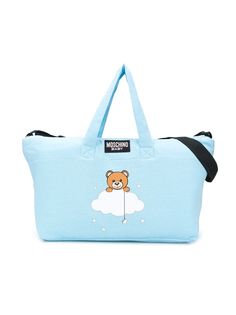 Moschino Kids пеленальная сумка с принтом