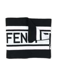 Fendi Kids шарф с логотипом