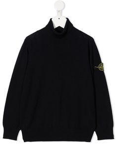 Stone Island Junior джемпер с высоким воротником