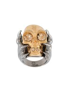 Alexander McQueen кольцо Skull