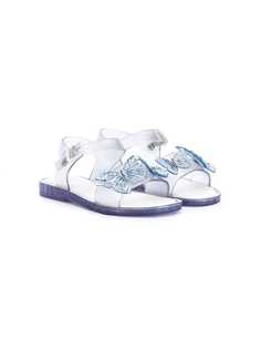 Mini Melissa декорированные сандалии Butterfly