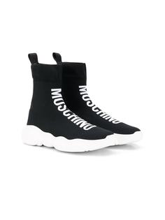 Moschino Kids кроссовки с логотипом