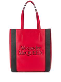 Alexander McQueen сумка-тоут с логотипом