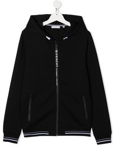 Givenchy Kids толстовка на молнии с капюшоном