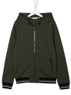 Givenchy Kids толстовка на молнии с капюшоном