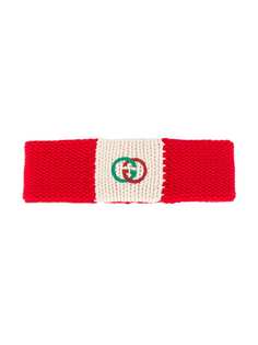 Gucci Kids повязка на голову с логотипом Interlocking G
