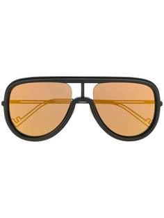 Fendi Eyewear солнцезащитные очки с зеркальными линзами