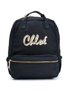 Chloé Kids рюкзак с логотипом