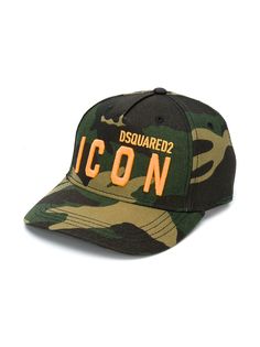 Dsquared2 Kids кепка с камуфляжным принтом и логотипом
