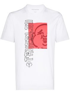True Religion футболка Buddha с логотипом