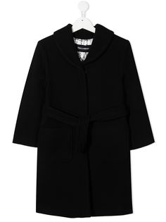Dolce & Gabbana Kids пальто с поясом