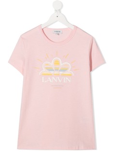 LANVIN Enfant футболка с логотипом