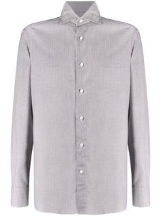 Ermenegildo Zegna саржевая рубашка