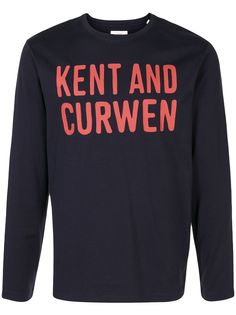Kent & Curwen футболка с длинными рукавами и логотипом