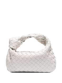 Bottega Veneta Chalk White Jodie Woven Leather Mini Bag