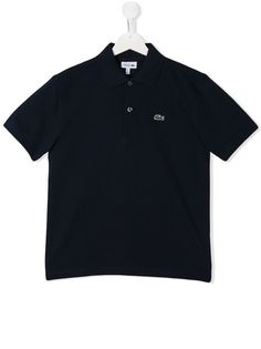 Lacoste Kids рубашка-поло с вышитым логотипом