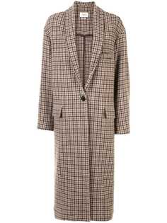 Isabel Marant Étoile пальто Henol в ломаную клетку