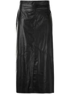 Isabel Marant юбка А-силуэта из искусственной кожи