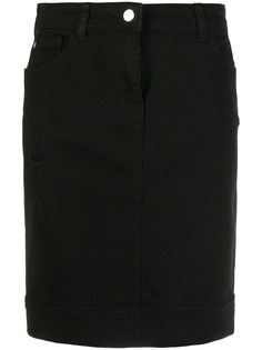 Emporio Armani джинсовая юбка миди