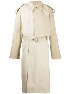 Bottega Veneta тренч в двух тонах