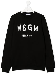 MSGM Kids свитер с логотипом